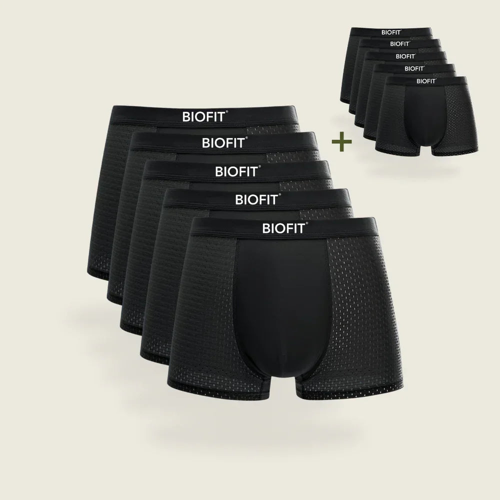 BIOFIT® Bamboo Boxers 5-Pack Multicolor | + 5 FREE