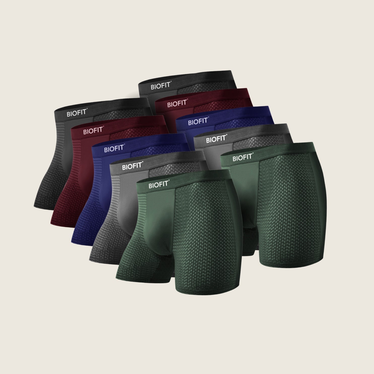 BIOFIT® Bamboo Boxers 5-Pack Multicolor | + 5 FREE