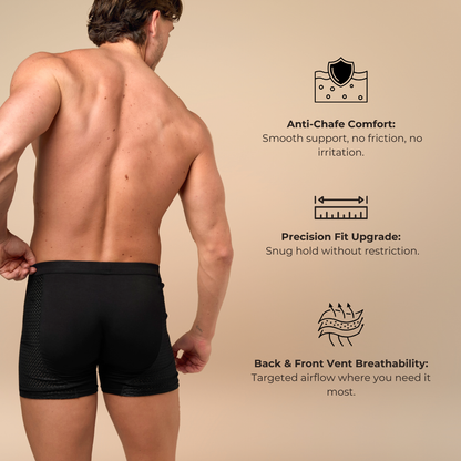 BIOFIT® Origins Black Boxers 3-Pack