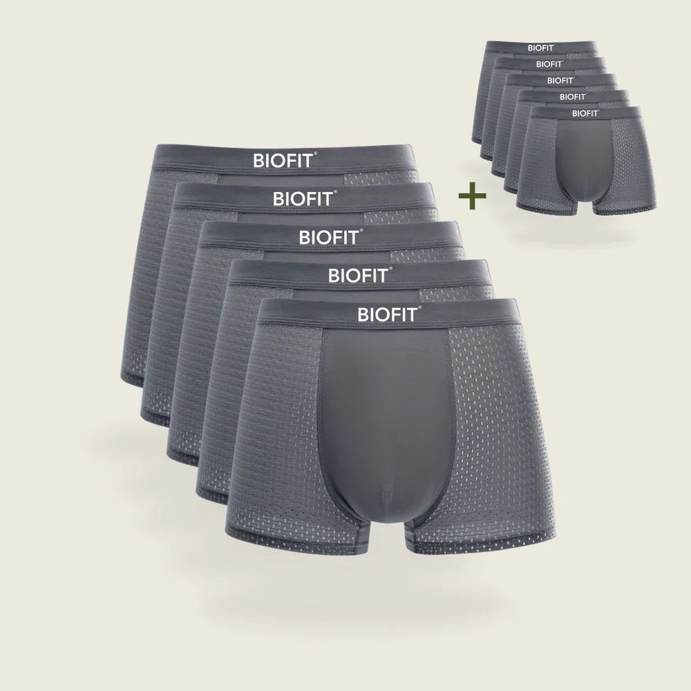BIOFIT® Bamboo Boxers 5-Pack Multicolor | + 5 FREE