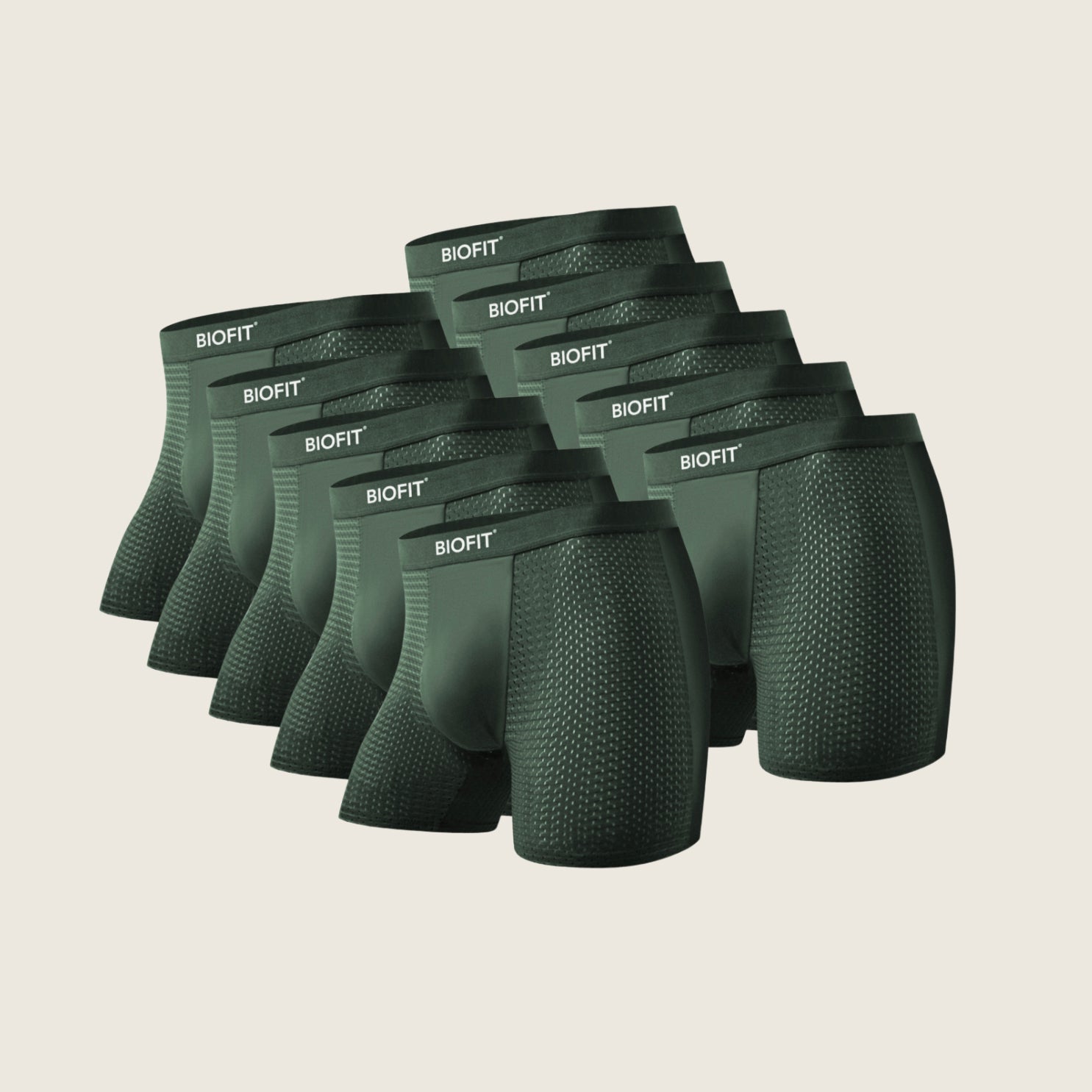 BIOFIT® Bamboo Boxers 2.0 Green | 5 Pack + 5 FREE