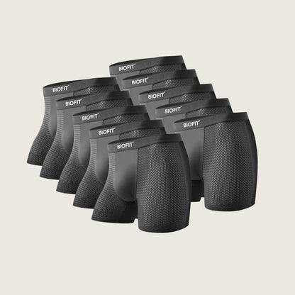 BIOFIT® Bamboo Boxers 5-Pack Grey | + 5 FREE