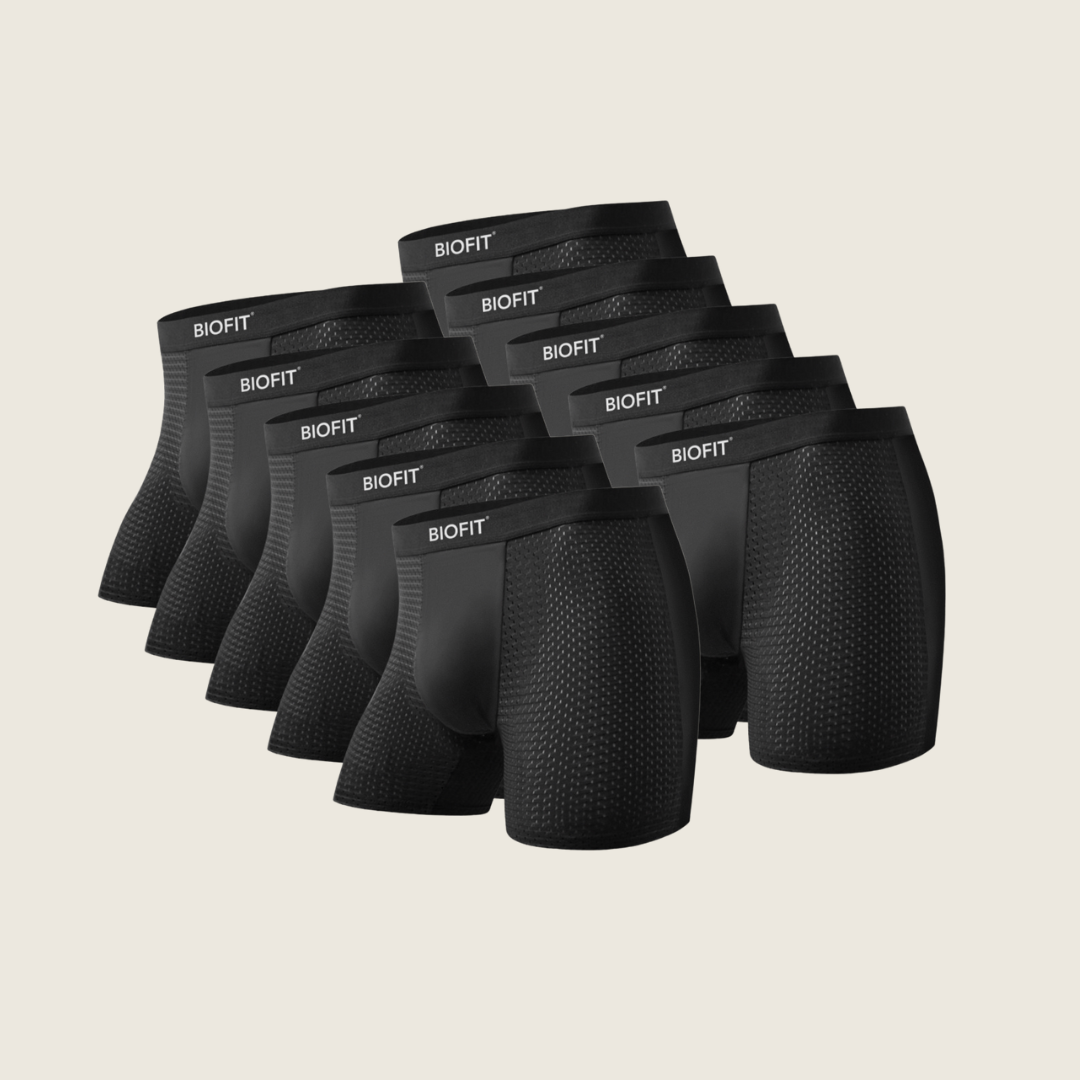 BIOFIT® Bamboo Boxers 2.0 Black | 5 Pack + 5 FREE